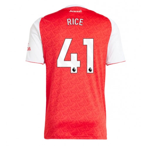 Pánský Fotbalový dres Arsenal Declan Rice #41 2025-26 Domácí Krátký Rukáv